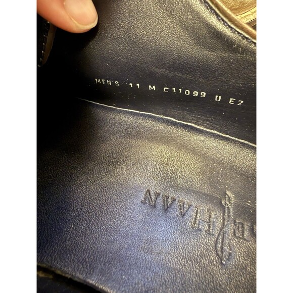 Cole Haan Air Stratton Men's Brown Distressed Leather Oxford Shoes Size 11 - Picture 3 of 8